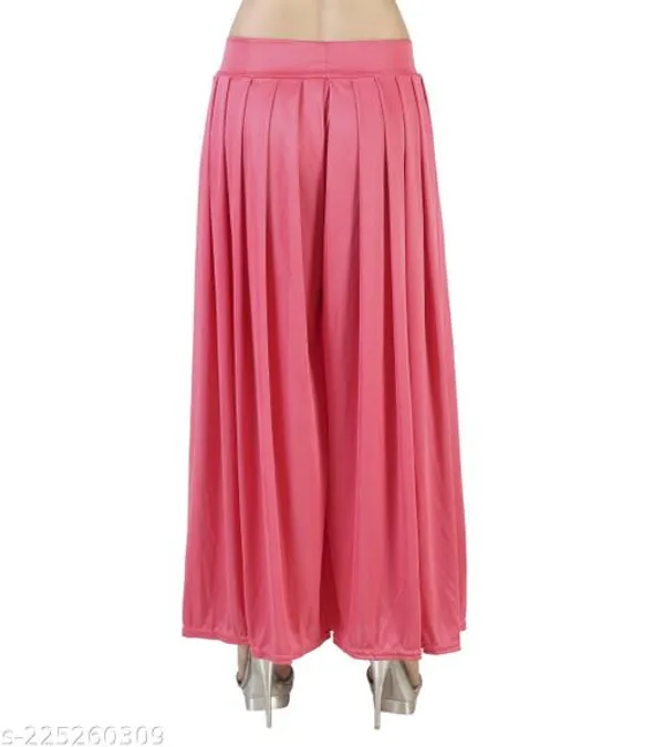 Set_Of_2-Baby_Pink_And_Pakistani_Green_Mid_Rise_Lycra_Elastic_Waistband_Palazzo_For_Women
