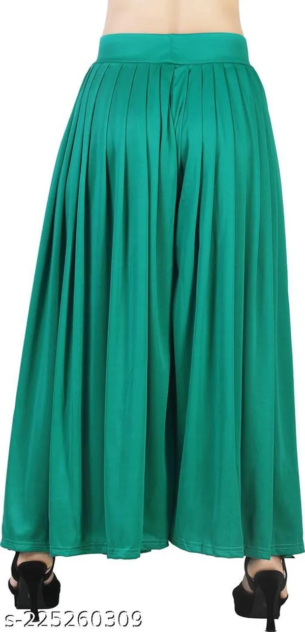 Set_Of_2-Baby_Pink_And_Pakistani_Green_Mid_Rise_Lycra_Elastic_Waistband_Palazzo_For_Women