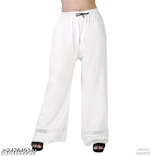 Set_Of_1-White_Rayon_Elastic_Waistband_Palazzo_For_Women
