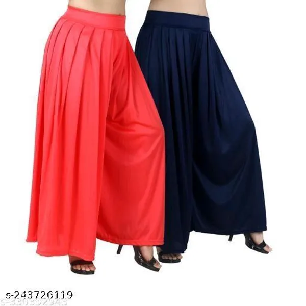 Set_Of_2-Gajry_And_Navy_Blue_Mid_Rise_Lycra_Drawstring_Palazzo_For_Women