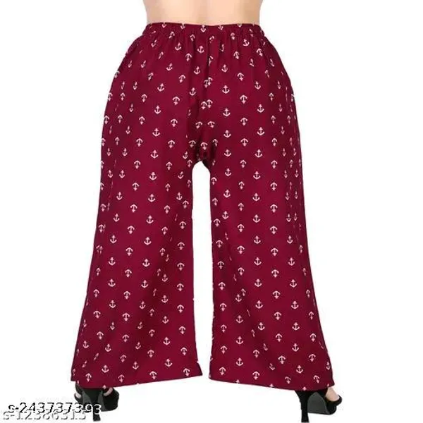 Set_Of_2-Maroon_and_Black_Rayon_Elastic_Waistband_Palazzo_For_Women