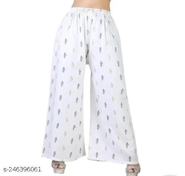 Set_Of_1-White_Mid_Rise_Drawstring_Print_Plazzo_For_Women