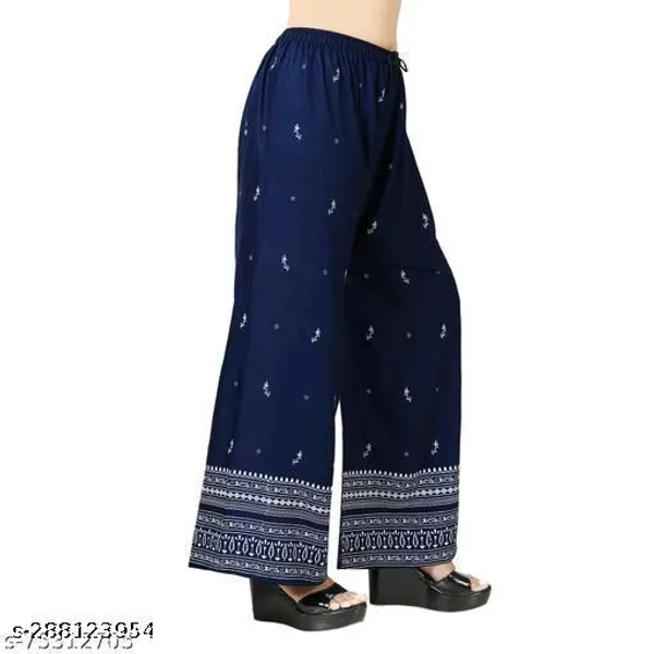 Set_Of_1-Navy_Blue_Mid_Rise_Lycra_Drawstring_Palazzo_For_Women