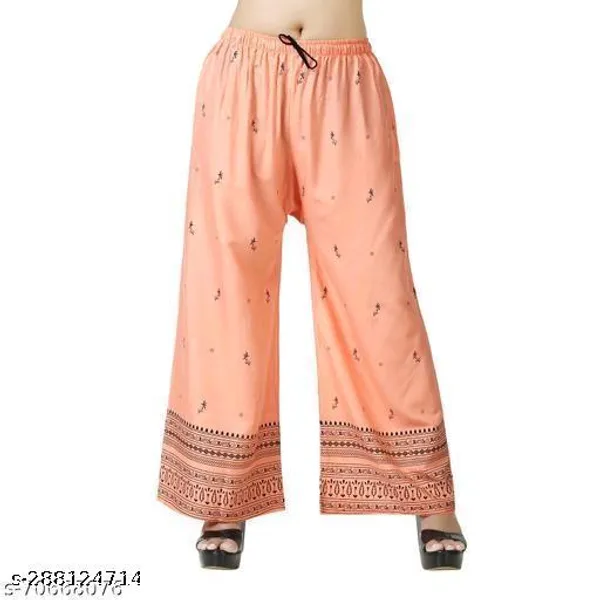 Set_Of_2-Black_And_Peach_Mid_Rise_Drawstring_Palazzo_Less_For_Women