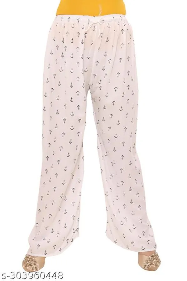 Set_Of_1-White_Rayon_Elastic_Waistband_Palazzo_For_Women
