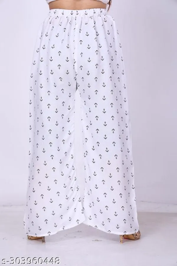 Set_Of_1-White_Rayon_Elastic_Waistband_Palazzo_For_Women