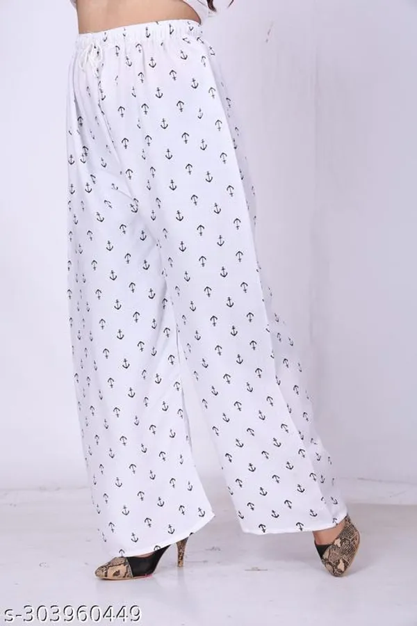Set_Of_1-White_Rayon_Elastic_Waistband_Palazzo_For_Women