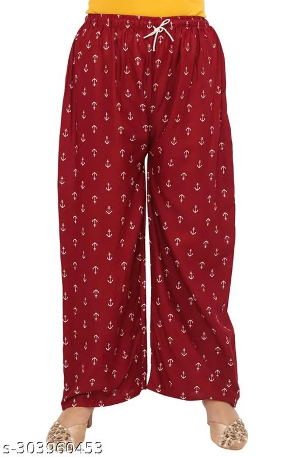Set_Of_1-Maroon_Mid_Rise_Lycra_Drawstring_Palazzo_For_Women