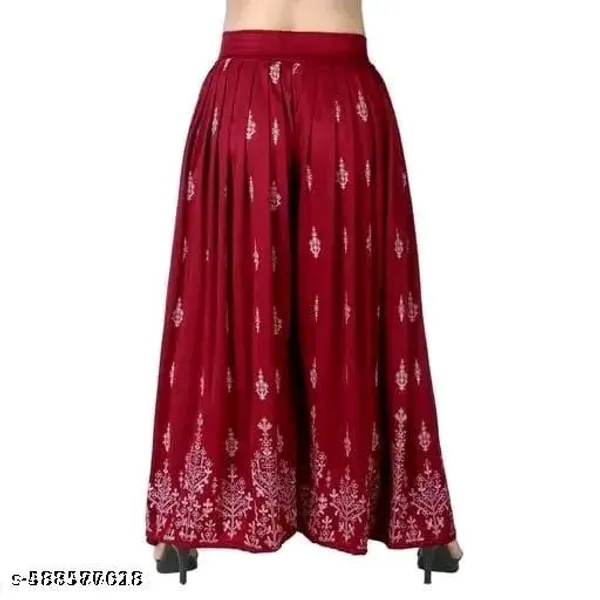 Set_Of_1-Maroon_Mid_Rise_Lycra_Elastic_Waistband_Palazzo_For_Women