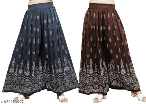 Set_Of_2-Grey_And_Coffee_Mid_Rise_Lycra_Elastic_Waistband_Palazzo_For_Women