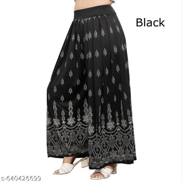 Set_Of_2-Grey_And_Black_Mid_Rise_Lycra_Elastic_Waistband_Palazzo_For_Women