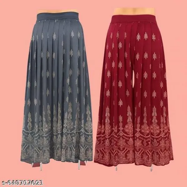 Set_Of_2-Grey_And_Maroon_Mid_Rise_Lycra_Elastic_Waistband_Palazzo_For_Women