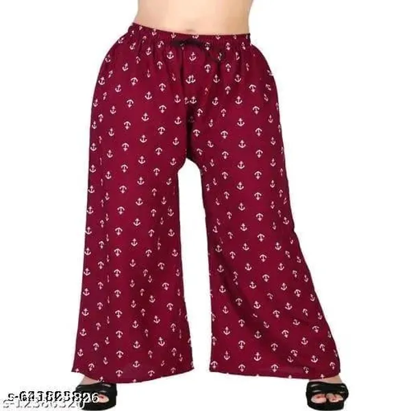 Set_Of_2-Maroon_And_Navy_Blue_Mid_Rise_Lycra_Elastic_Waistband_Palazzo_For_Women