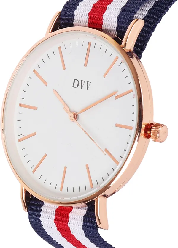 Multicolor_Quartz_Round_Shape_Watch_For_Men_&_Women