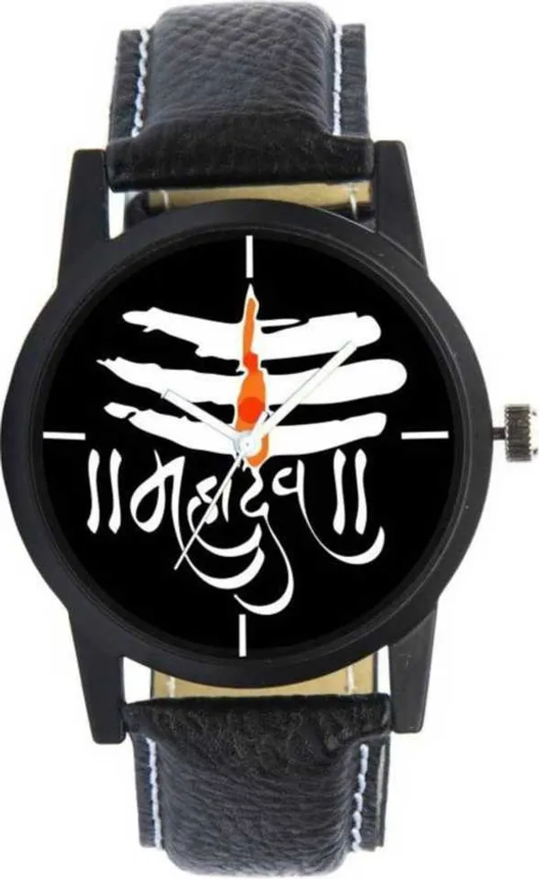 Black_Quartz_Round_Shape_Watch_For_Men