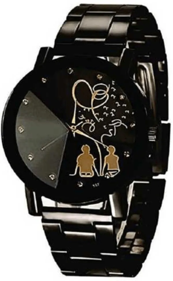 Metalic_Quartz_Round_Shape_Watch_For_Women