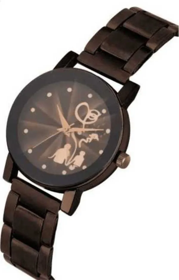 Metalic_Quartz_Round_Shape_Watch_For_Women