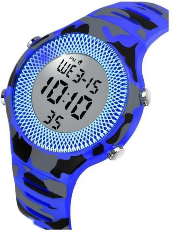Blue_&_Black_Digital_Round_Shape_Watch_For_Boys