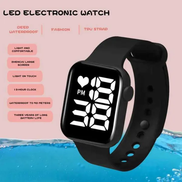 Black_Digital_Rectangle_Shape_Watch_For_Men_&_Women