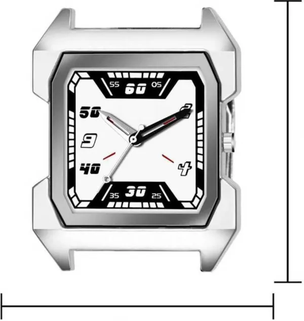 Silver_Quartz_Square_Shape_Watch_For_Boys