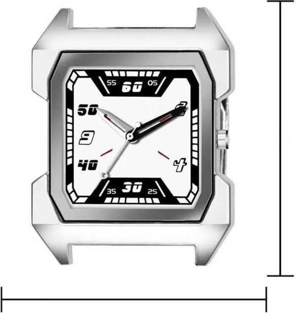 White_Quartz_Rectangle_Shape_Watch_For_Men
