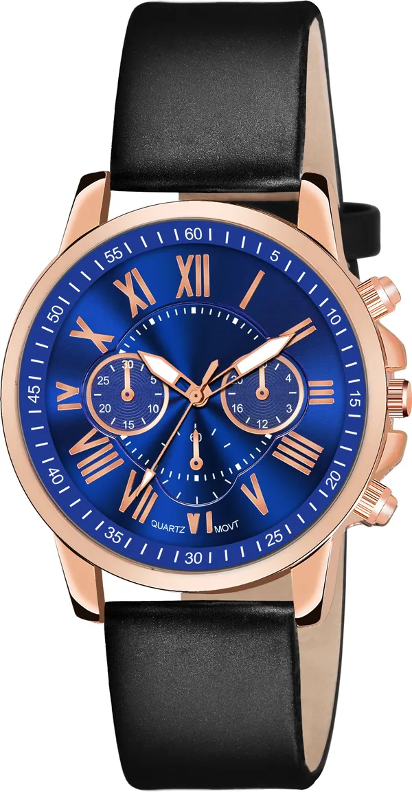 Black_Quartz_Round_Shape_Watch_For_Men