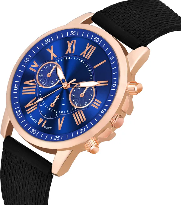 Black_Quartz_Round_Shape_Watch_For_Men