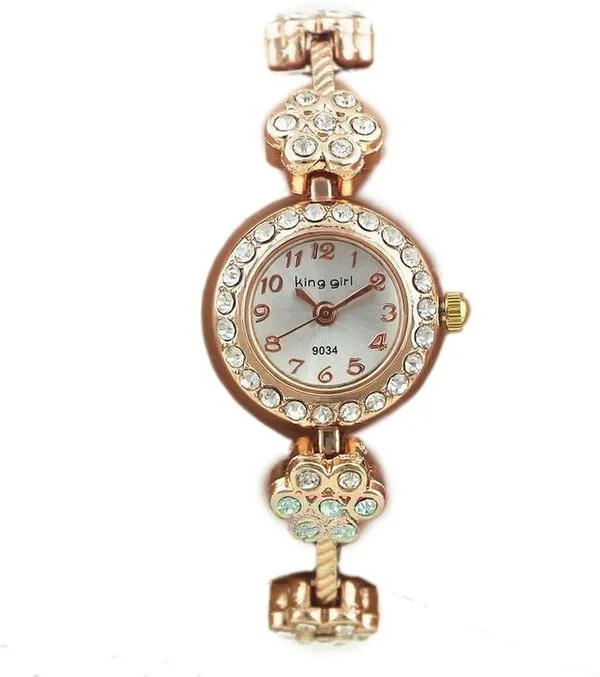 Rose_Gold_Quartz_Round_Shape_Watch_For_Women