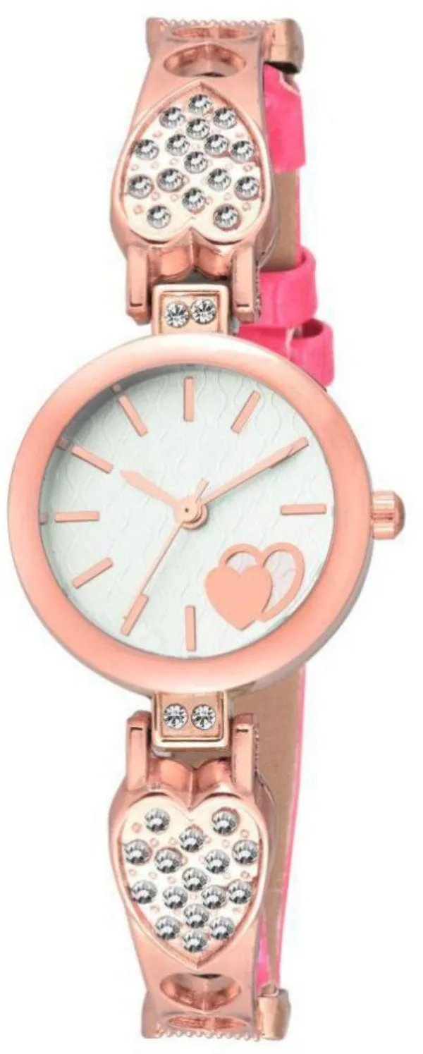 Rose_Gold_Quartz_Round_Shape_Watch_For_Women