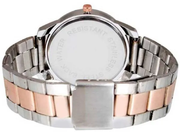 Multicolor_&_Silver_&_Copper_Quartz_Round_Shape_Watch_For_Women