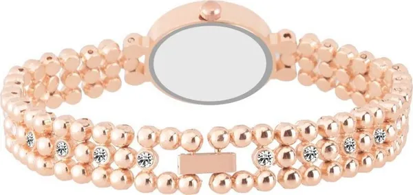 Rose_Gold_Quartz_Round_Shape_Watch_For_Women