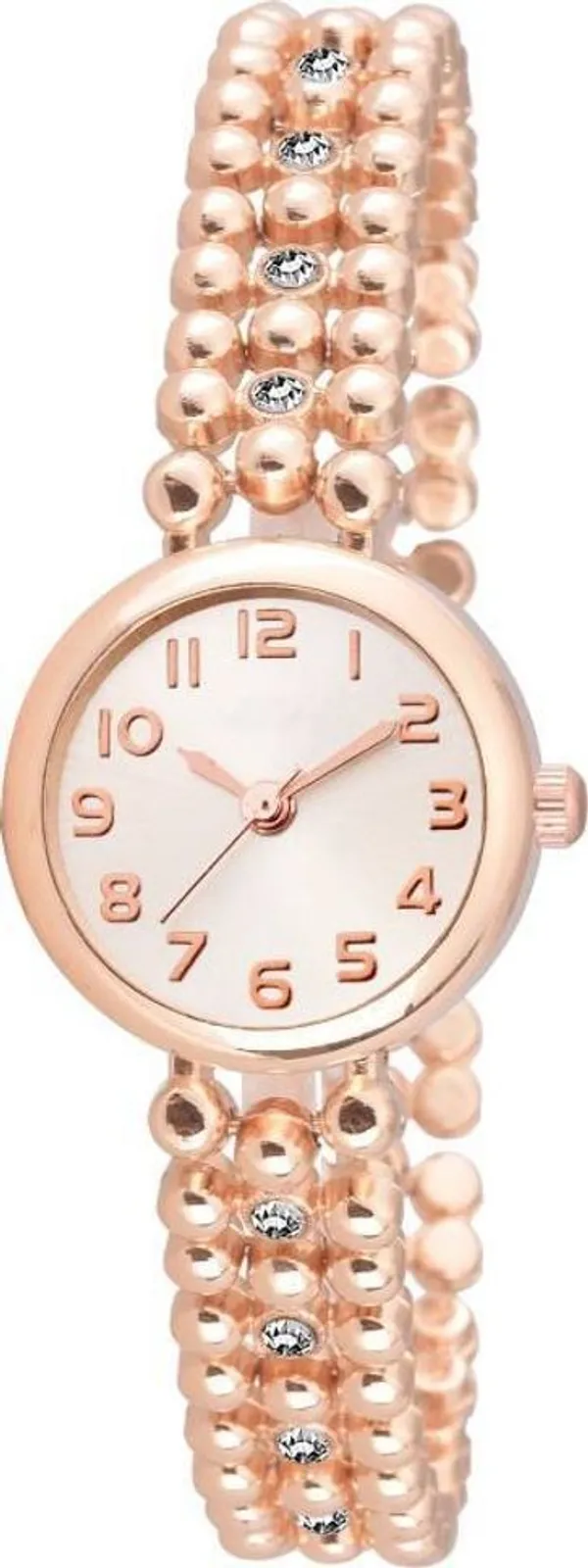 Rose_Gold_Quartz_Round_Shape_Watch_For_Women