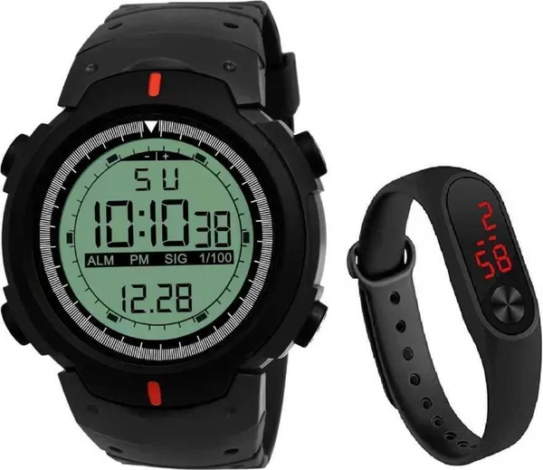 Black_Digital_Round_Shape_Watch_For_Boys_(Pack_Of_2)