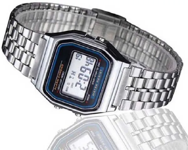 Silver_Digital_Rectangle_Shape_Watch_For_Women