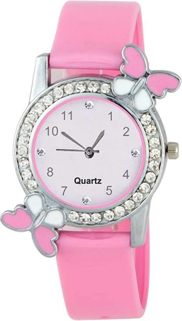 Pink_Quartz_Round_Shape_Watch_For_Women