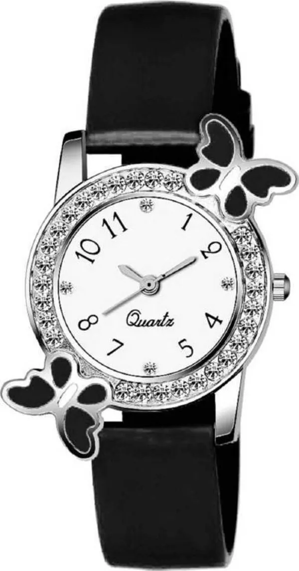 Black_Quartz_Round_Shape_Watch_For_Women