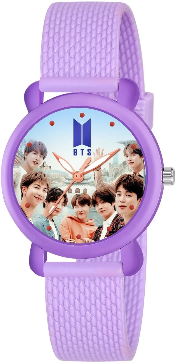 Purple_Quartz_Round_Shape_Watch_For_Boys_&_Girls