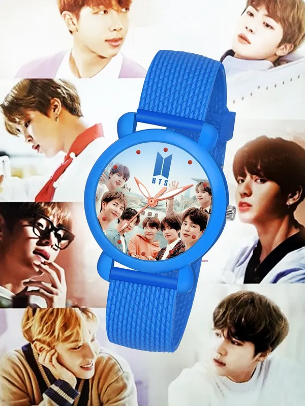 Blue_Quartz_Round_Shape_Watch_For_Boys_&_Girls
