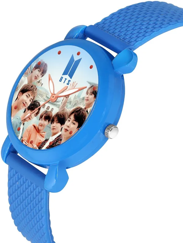 Blue_Quartz_Round_Shape_Watch_For_Boys_&_Girls