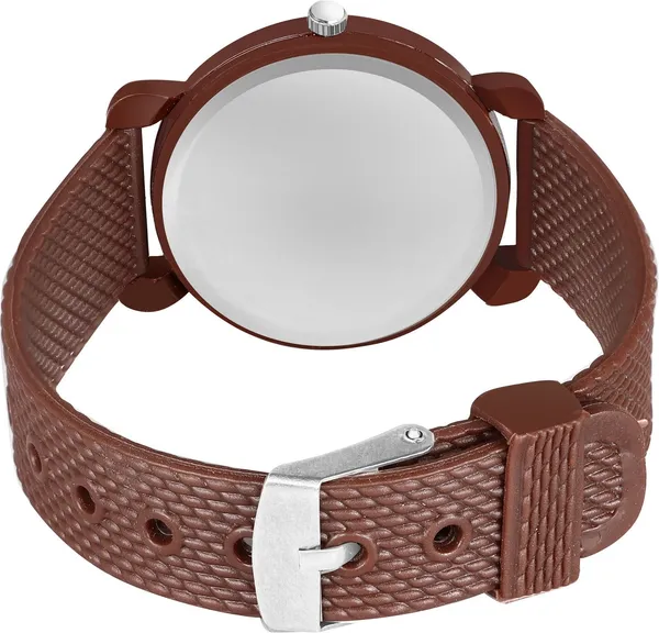 Brown_Quartz_Round_Shape_Watch_For_Boys_&_Girls