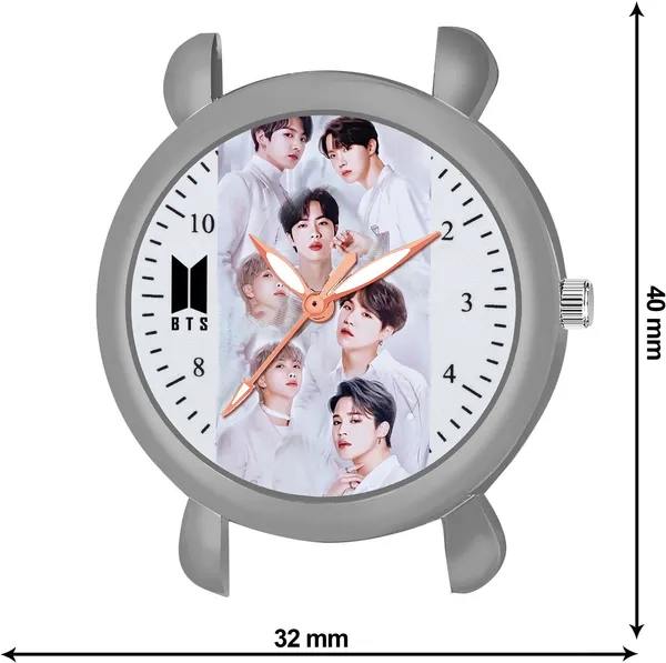 Grey_Quartz_Round_Shape_Watch_For_Boys_&_Girls