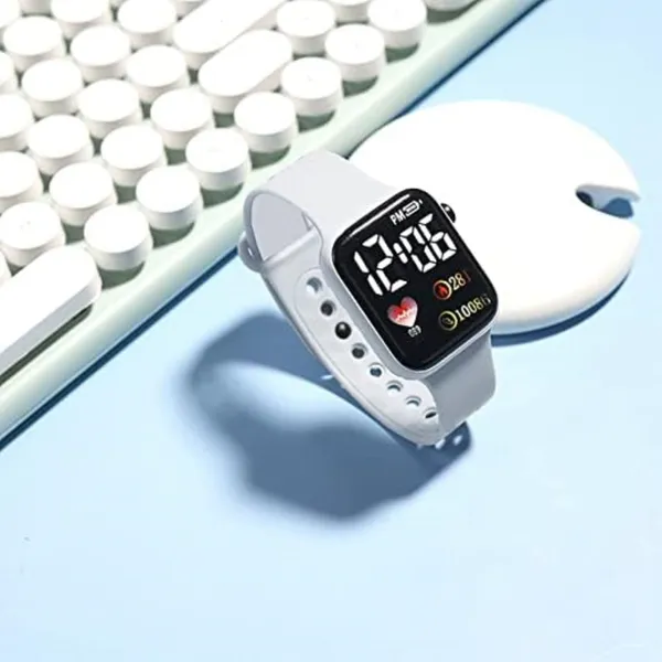 Grey_Digital_Square_Shape_Watch_For_Men_&_Women