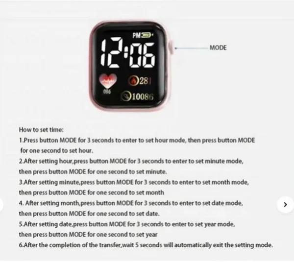 Pink_Digital_Square_Shape_Watch_For_Boys_&_Girls_(Pack_Of_2)