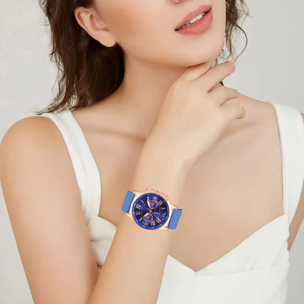 Blue_Quartz_Round_Shape_Watch_For_Men_&_Women