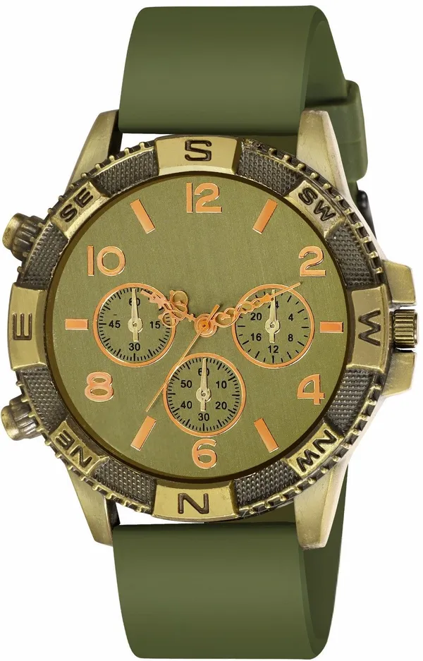 Green_Quartz_Round_Shape_Watch_For_Men