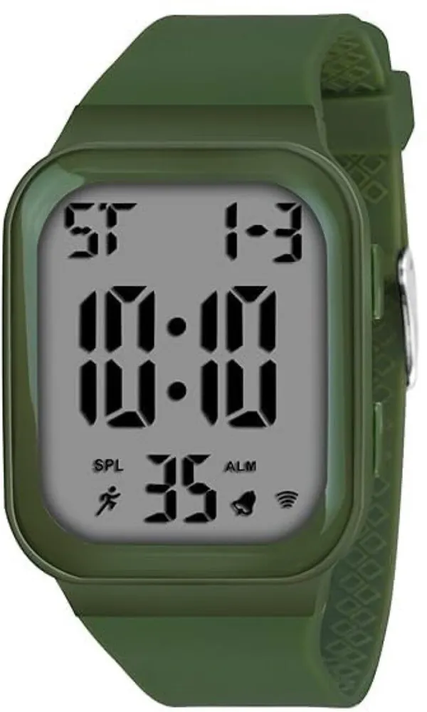 Green_Digital_Square_Shape_Watch_For_Boys_&_Girls