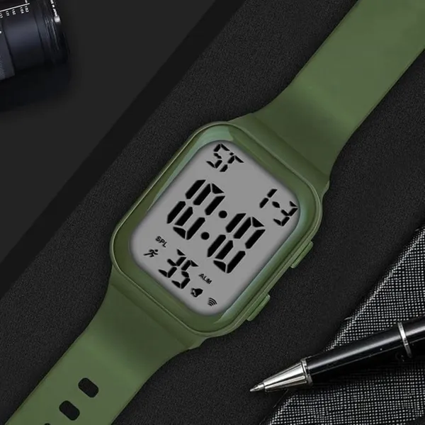 Green_Digital_Square_Shape_Watch_For_Boys_&_Girls