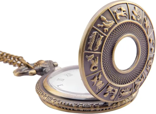 Bronze_Metalic_Double_Prong_Belt_Clip_Clasp_Pocket_Watch_For_Men
