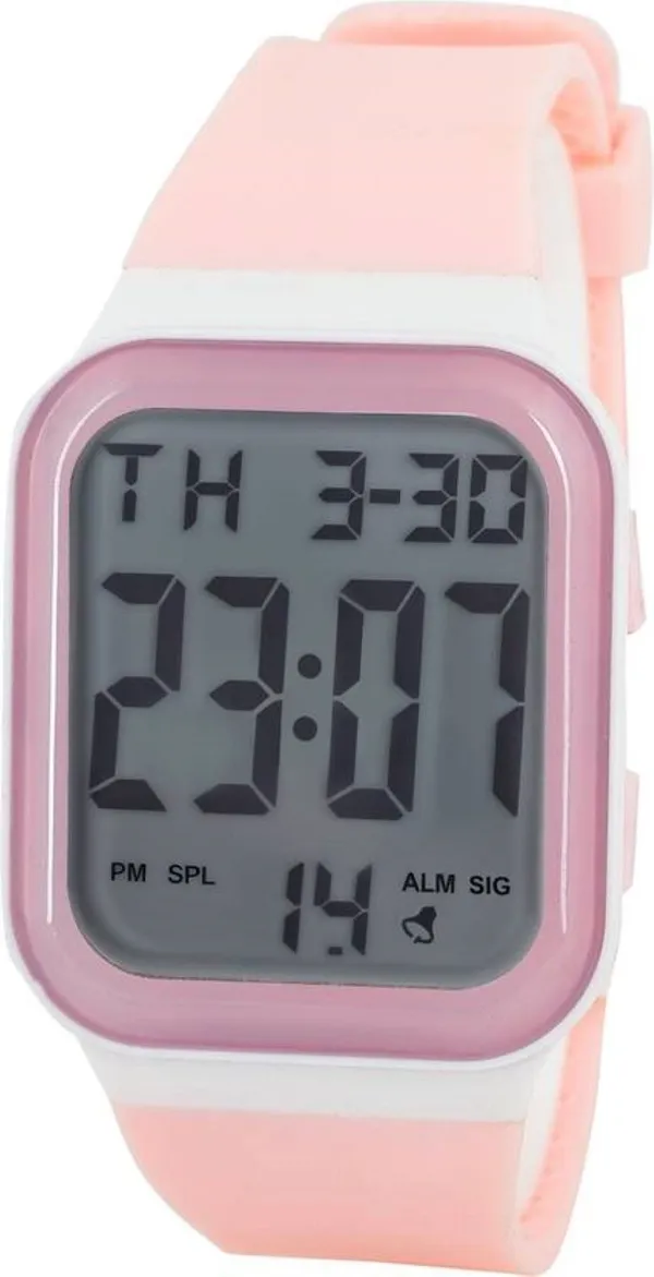Pink_Digital_Rectangle_Shape_Watch_For_Girls