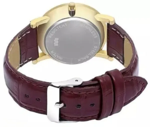 Brown_Quartz_Round_Shape_Watch_For_Men_&_Women